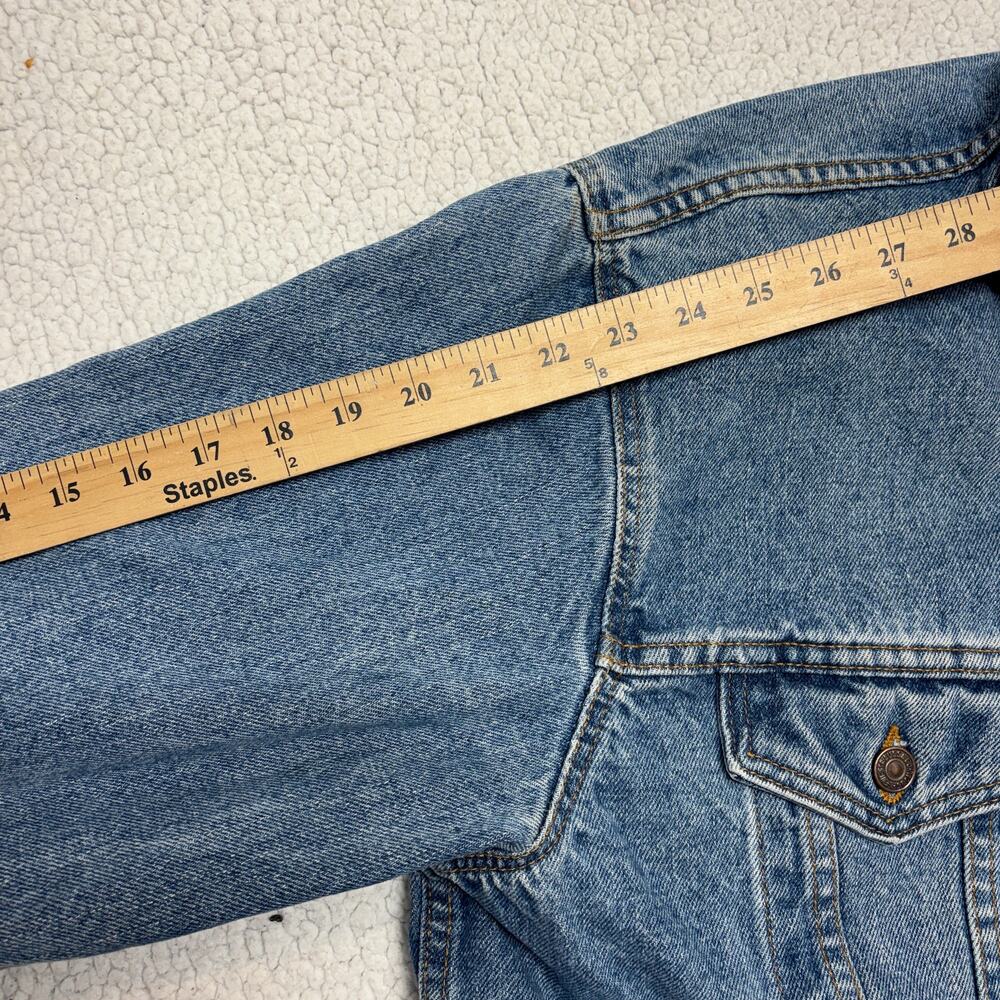 Vintage Levi's Jacket Medium Mens Denim Trucker 70507-4890 Made in USA 80s - Picture 10 of 11